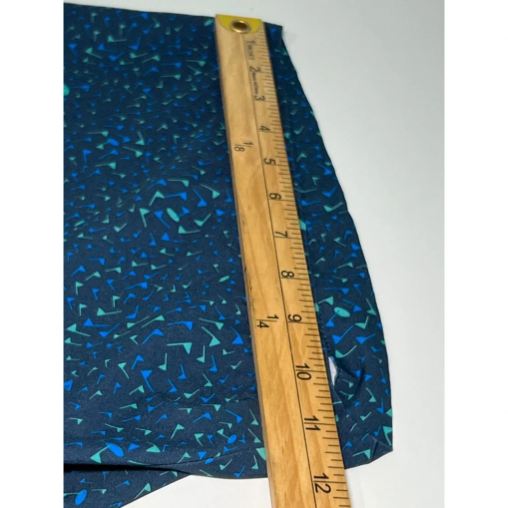 Adidas Golf Shorts Mens 42 Blue Teal AOP Flag Print Golf Performance HA9122